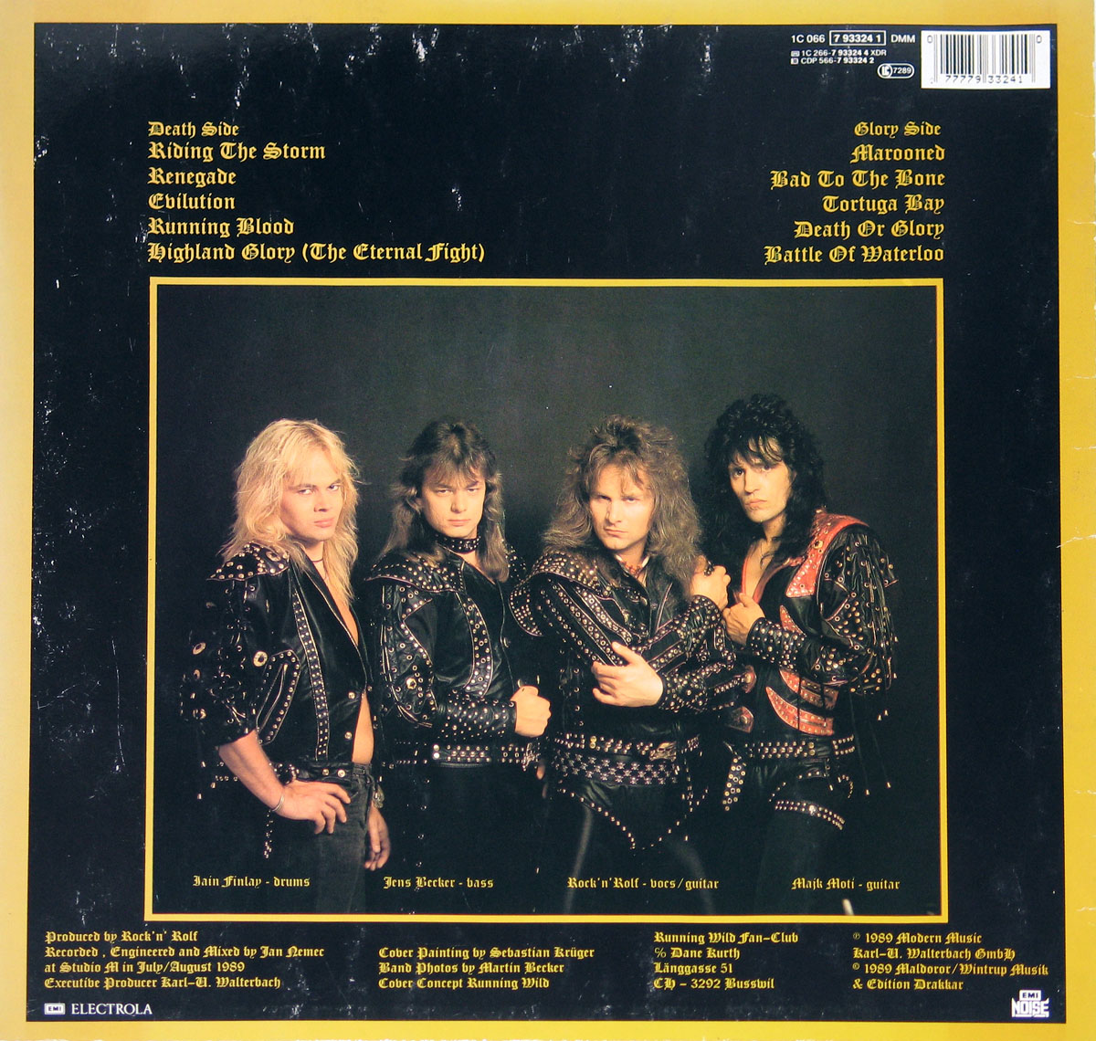 High Resolution Photos of running wild death glory 